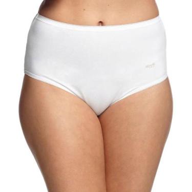 Imagem de Calça Alta Cotton Sloggi 24527 Básica, M, Branco