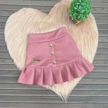 Imagem de Roupa Infantil Saia De Menina Blogueirinha Mini Diva Luxo - Ak Fashion
