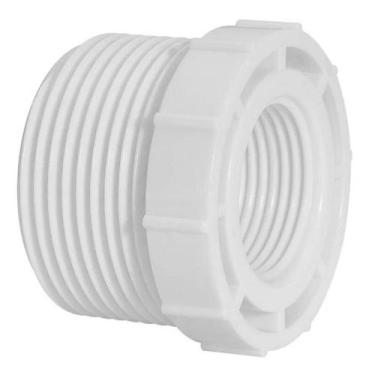 Imagem de BUCHA DE REDUÇÃO ROSQUEAVEL BRANCA AMANCO KIT 05 und, 3/4"x1/2"
