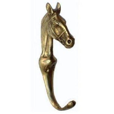 Imagem de Cabide Pendurador Para Parede Pescoço Cavalo Em Bronze - Wilmil