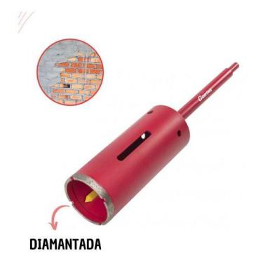 Imagem de Serra Copo Diamantada 65x150mm Profissional Cortag - J.B Construção