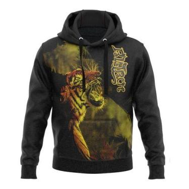 Imagem de Moletom De Frio Muay Thai Tiger Elite Blusa Competição Luta Academia C