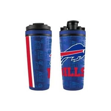 Imagem de Buffalo Bills Blue 737 g Coqueteleira de aço inoxidável 4D