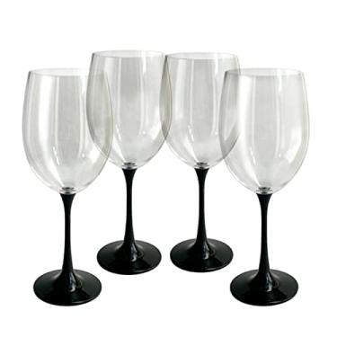 Imagem de Lily's Home Taças de vinho tinto inquebráveis, feitas de plástico inquebrável inquebrável, utensílios para bebidas internas e externas, reutilizáveis e laváveis na máquina de lavar louça, 623 g cada,