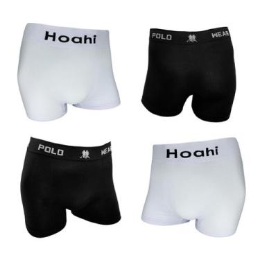 Imagem de Cueca Boxer Polo Wear + Hoahi Microfibra Kit Com 4 - Oferta, CUECA BOX