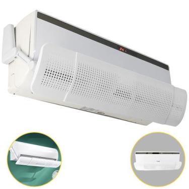 Imagem de Defletor Ar Condicionado Ajustável Lateral Direciona Vento Split Later