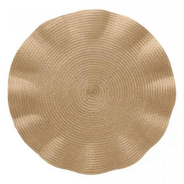 Imagem de Lugar Americano de Poliéster Babado Dourado 38cm 29282 - Wolff - LYOR,