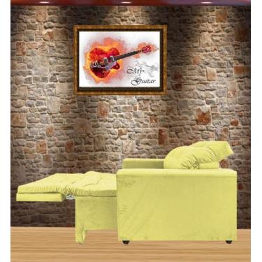 Imagem de Poltrona Retratil e Reclinavel Com Rodape de Apoio Pra pes Modelo Sofi