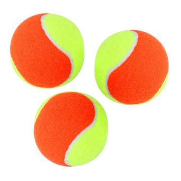 Imagem de Bolas de beach tenis laranja e amarela 3 unidades - QUERO PRESENTEAR