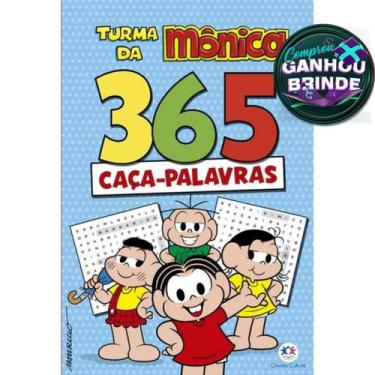 Imagem de Livro Turma da Mônica - 365 Caça-palavras Crianças Filhos Infantil Des