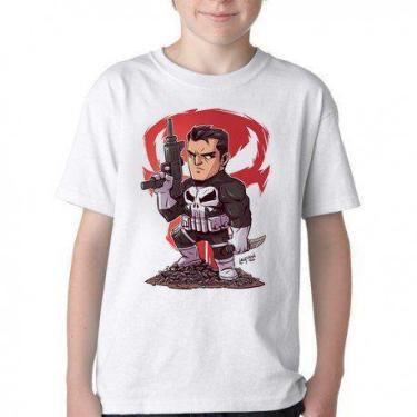 Imagem de Camiseta Infantil ou adulto Justiceiro Blusa Criança todos tamanhos - 