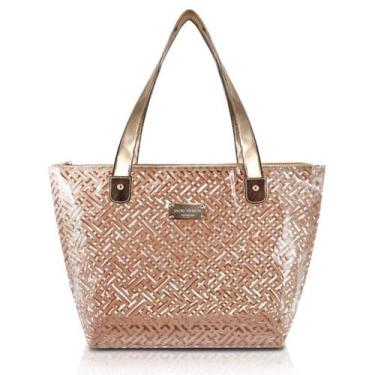Imagem de Bolsa Feminina de Ombro Jacki Design Dourado