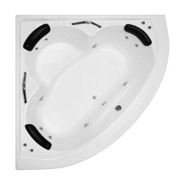 Imagem de Banheira de Canto Saquarema COMPLETA com hidro - Brasil Banheiras, 1,5