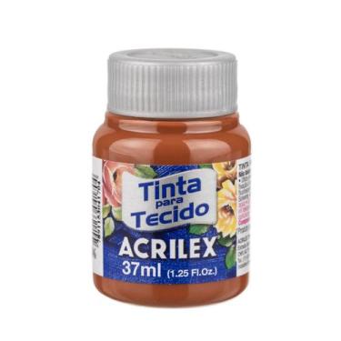 Imagem de Tinta Para Tecido 37 ML Acrilex Fosca Pintura Artesanato - Metallica A