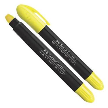 Imagem de Marca Texto SuperSoft Gel Colors - FABER-CASTELL, AMARELO