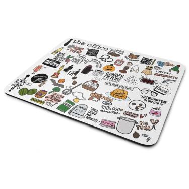 Imagem de Mouse Pad Geek Icons Moments White - The Office