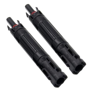 Imagem de Bumbesti 2 peças de suporte de fusível solar em linha de 30A, conector fotovoltaico de painel solar com fusível embutido de 30A, conector de fusível solar à prova d'água, dispositivo de proteção