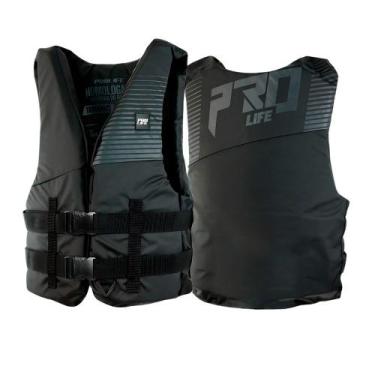 Imagem de Colete Salva Vidas Homologado N1 Preto - Prolife, G1