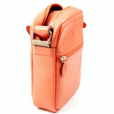 Imagem de Shoulder Bag em Couro Artlux 1404, Cenoura