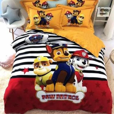 Imagem de Jogo de cama infantil casal queen patrulha canina 4 peças - ESPAÇO CAS