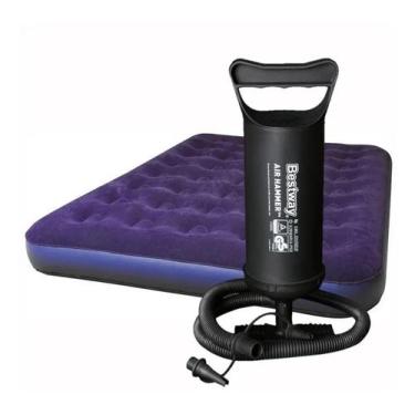Imagem de Colchao Inflavel Casal Bestway Com Bomba De Ar Viagem Praia Campo Supo