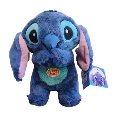 Imagem de Pelúcia Stitch Peek A Boo Interativo 30cm com Mecanismo Mexe as Orelha