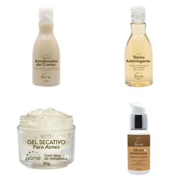 Imagem de Sérum E Tônico Antissinais Emoliente E Gel Secativo Acne - Lucy's