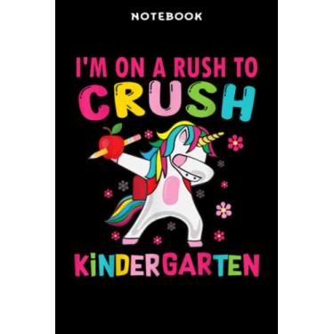 Imagem de Notebook Dābbing Ūnicōrn Rēādÿ Tō Crūsh Kindērgārtēn Hērē Ī cōmē girl Mēmē: 6" x 9", over 100 pages/Lined Journal,Appointment,Task Manager,Money,Stylish Paperback