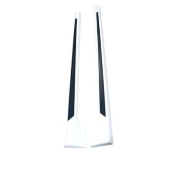 Imagem de Compatível com Golf 7.5 Geração 2018-2020 Saia Lateral Frontal Spoiler Traseiro(Side skirt white black)