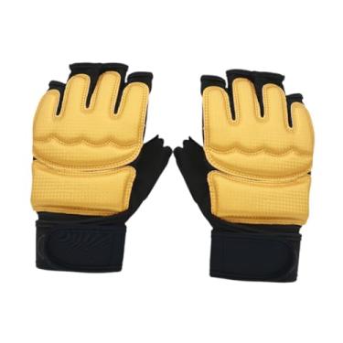 Imagem de rockible Kickboxing sparring luvas equipamentos de proteção para adultos treinamento absorção de choque mma luvas meio dedo para boxe sombra, M