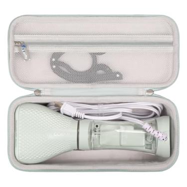 Imagem de worfty Estojo rígido de transporte de viagem para vaporizador portátil Conair, verde menta, estojo de armazenamento portátil adequado para vaporizador de viagem de tamanho pequeno Conair com voltagem