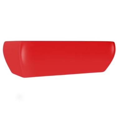 Imagem de Vaso Floreira Jardineira Plantas Hortas Fibra Vidro 100cm (Vermelho)