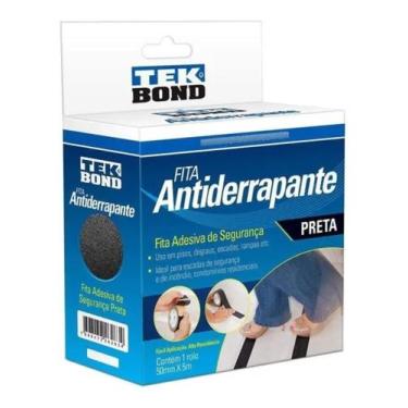 Imagem de Fita Antiderrapante Lixa Adesiva 50mm X 5m Tekbond transparente