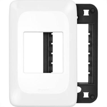 Imagem de Placa Pial Pop Branca 4X2(2Modulo Horizontal) Lgp22