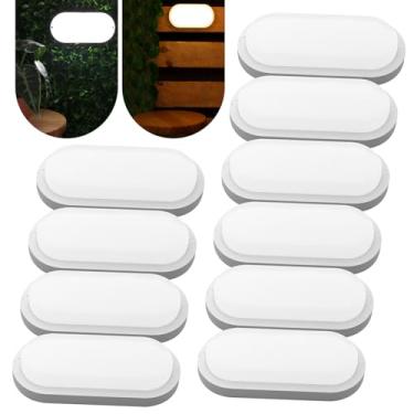 Imagem de Kit 10 Arandela Tartaruga Led 18w Externo Interno Bivolt (Branco Quente)