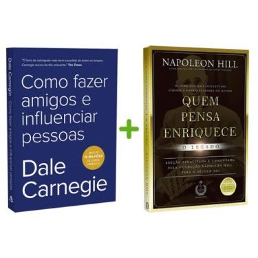 Imagem de Kit 2livros, Como Fazer Amigos e Influenciar Pessoas + Quem Pensa Enri