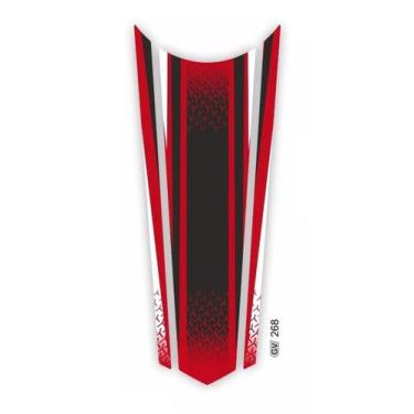 Imagem de Adesivo Faixa  Gravata  Tanque Resinado Cg Honda 268 - Resitank