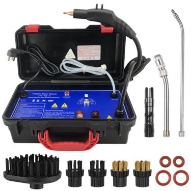 Imagem de Limpador de Pressurizado, 3 Engrenagens Frias a Frio/quente Com Engrenagens Com Mini Vaporão Portátil de Voz de Lanterna Com Vários Pincéis para Cozinha (Plugue nos EUA)