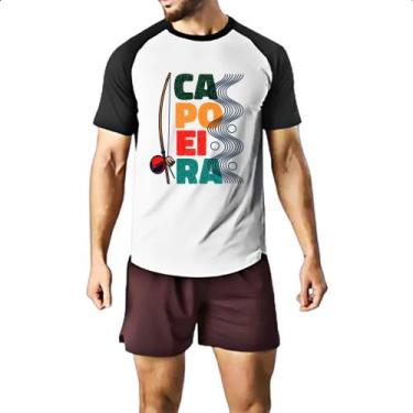 Imagem de Camiseta Raglan Berimbau capoeira - Alearts, P