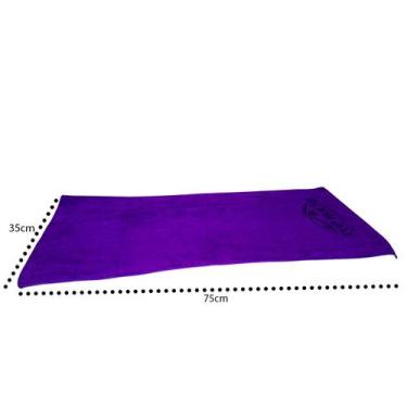 Imagem de Pano De Limpeza Multiuso Roxo Poliéster 35cm X 75cm - Top House