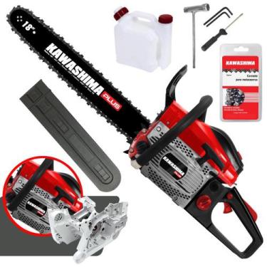 Imagem de Motosserra Potente Kawashima KCS500P À Combustão 49,3cc 2 Tempos Com F