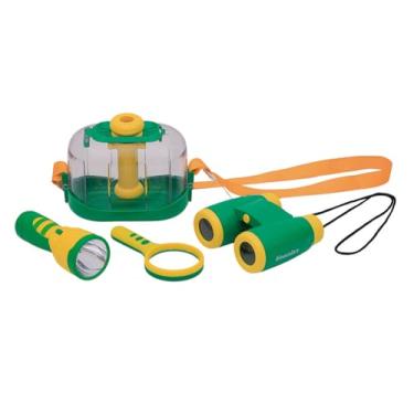 Imagem de Zippy Toys, Kit Infantil Aventura e Exploração Interativo, 4 Peças - Verde
