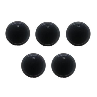 Imagem de Kit 5 Botão Manipulador Preto Fogão a Gás Mueller 4 Bocas Fratello Vet