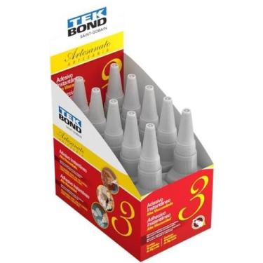 Imagem de Cola Tekbond Instantâneo Artesanato Nº3 20g (Caixa C/10)
