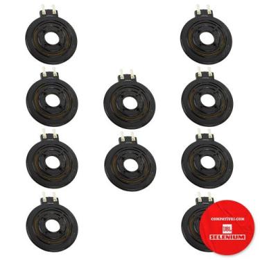 Imagem de 10x Reparo Driver Selenium St 200 Tweeter 8 Ohms 100w Qst 20 - NoBrand