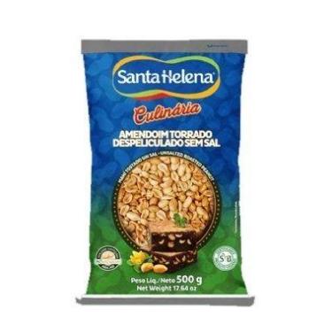 Imagem de Amendoim Torrado Despeliculado sem Sal 500g - Santa Helena 1 Unidade