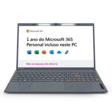 Imagem de Notebook Vision Celeron Positivo Dual Core 128gb 4gb Windows 11 15.6 Cinza Bivolt