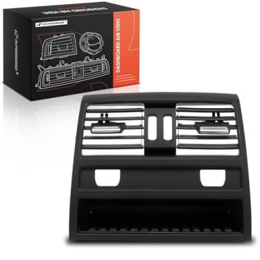 Imagem de A-Premium Grade de ventilação de ar condicionado compatível com BMW 520i 2014-2016, 528i xDrive 2010 2012-2016, 530i 2010 2012-2013, 535d 2014-2016, 535i GT 2010-2016, traseira Console central, preto