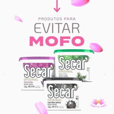 Imagem de Kit Com Anti Mofo Secar Original Variados 180g Elimina Odor Desumidifi