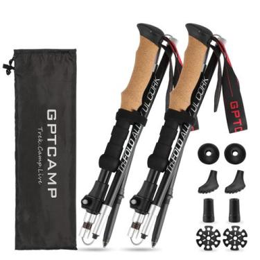 Imagem de Bastões de trekking GPTCAMP TPZ-1 Nordic Walking Stick em alumínio